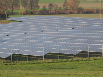 Solarpark in Ustersbach